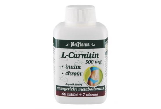 L-Carnitin 500 mg+inulin+chrom 67 tablet