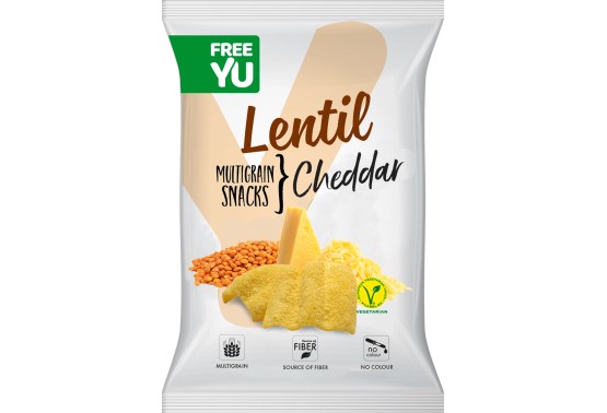 Lentil multigrain snack Cheddar