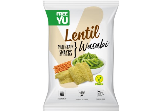 Lentil multigrain snack Wasabi