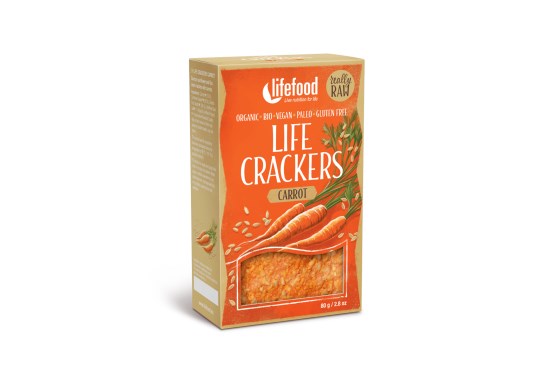 Life Crackers Mrkvánky BIO RAW