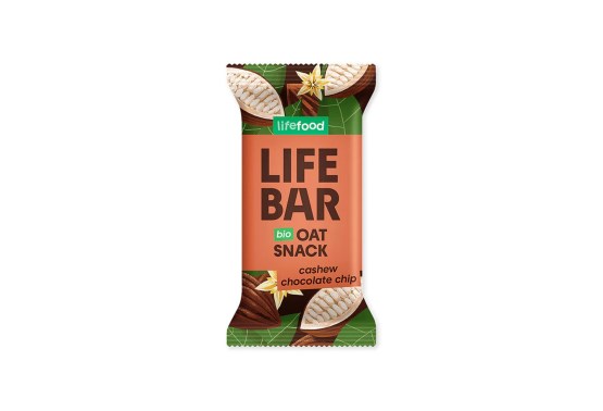 Lifebar Oat snack s kousky čokolády BIO