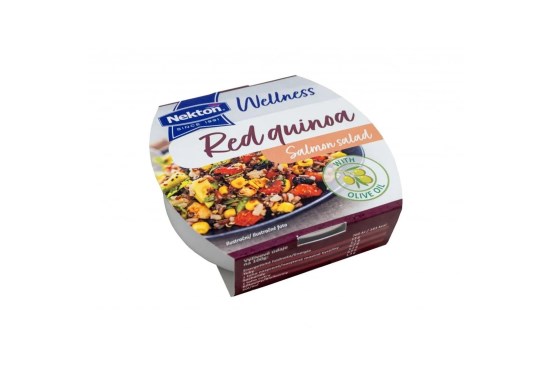 Lososový salát WELLNES RED QUINOA