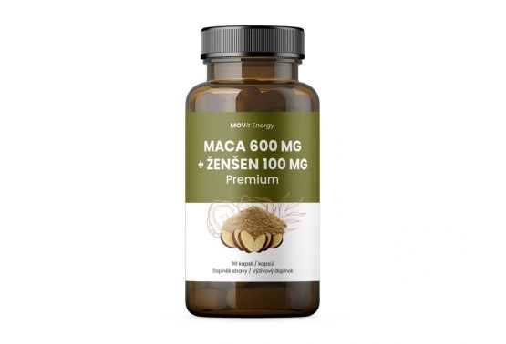 Maca 600 mg + Ženšen 100 mg