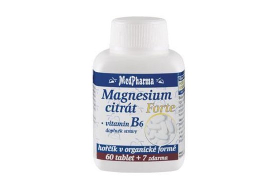 Magnesium citrát Forte + vit B6 67 tablet