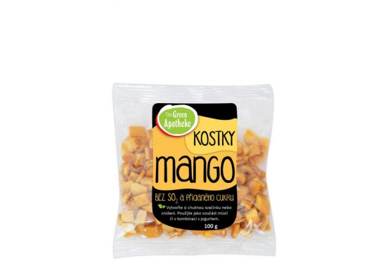 Mango kostky bez cukru