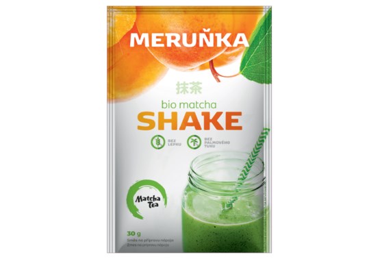 Matcha shake meruňka 4+1 zdarma