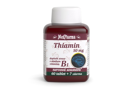 MedPharma Thiamin (vitamin B1) 50 mg -  67 tbl.