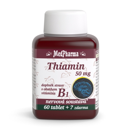 MedPharma Thiamin (vitamin B1) 50 mg -  67 tbl.