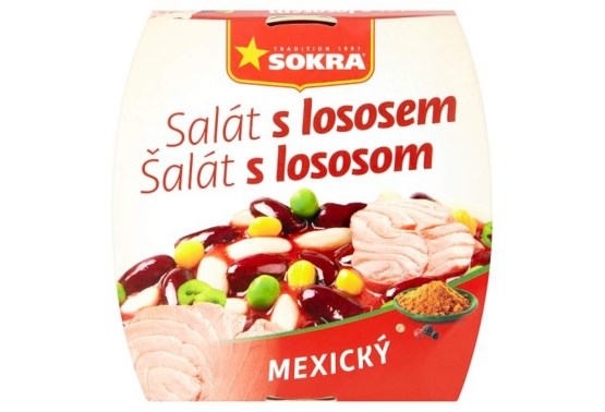 Mexický salát s lososem