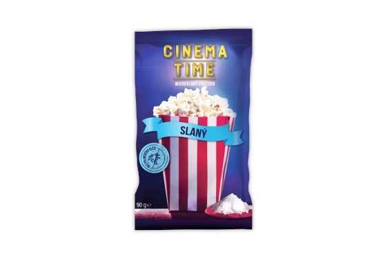 Mikrovlnný popcorn slaný