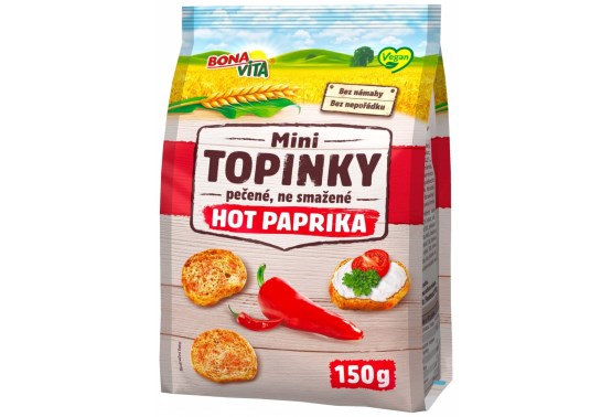 MINI topinky paprika