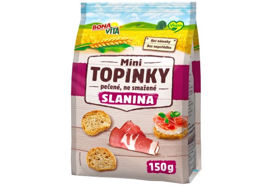 Mini topinky slanina