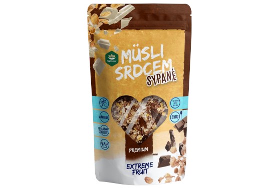 Müsli srdcem Extreme chocolate