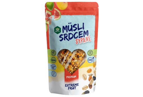 Müsli srdcem Extreme fruit