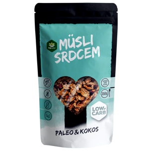 Müsli srdcem paleo a kokos Low carb