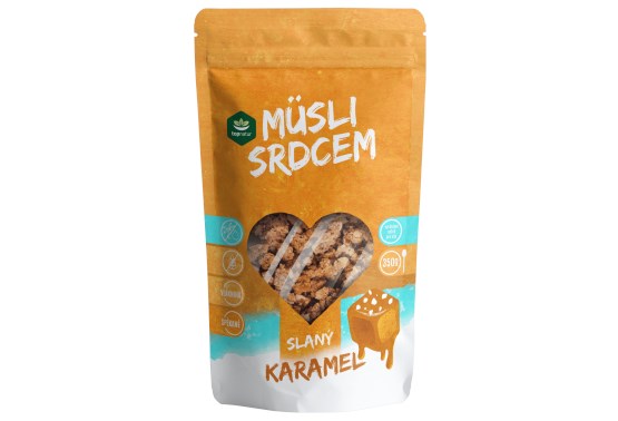 Müsli srdcem Slaný karamel