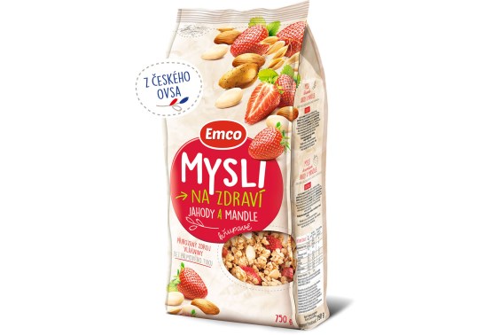 Mysli křupavé - Jahody a mandle