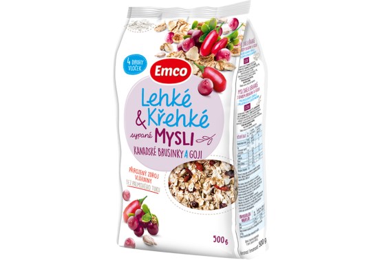 Mysli Lehké a křehké - kanadské brusinky a goji