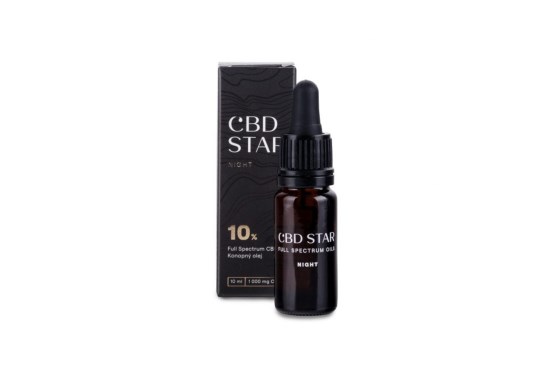 Night olej 10%  CBD