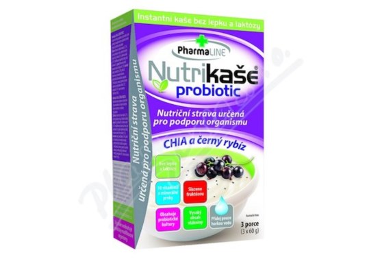 Nutrikaše probiotic CHIA a černý rybíz