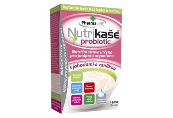 Nutrikaše probiotic s jahodou a vanilkou