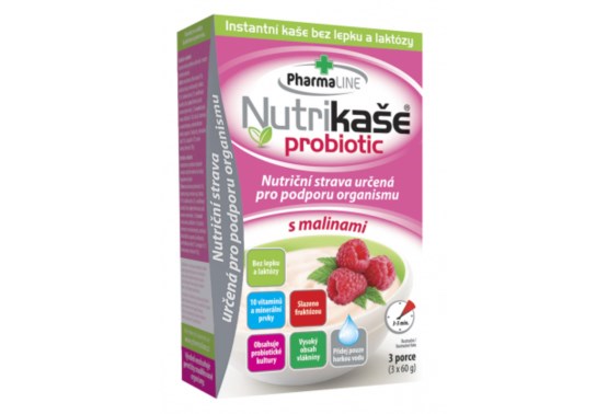 Nutrikaše probiotic s malinami