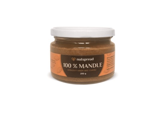 NUTSPREAD mandlové máslo jemné  250 g  expirace