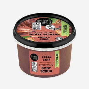 Obnovující tělový peeling Kakao a cukr