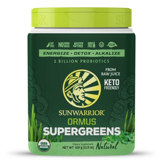 Ormus Warrior Super Greens Bio 450 g - máta