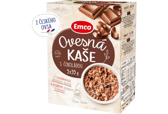 Ovesná kaše s čokoládou 5x55 g