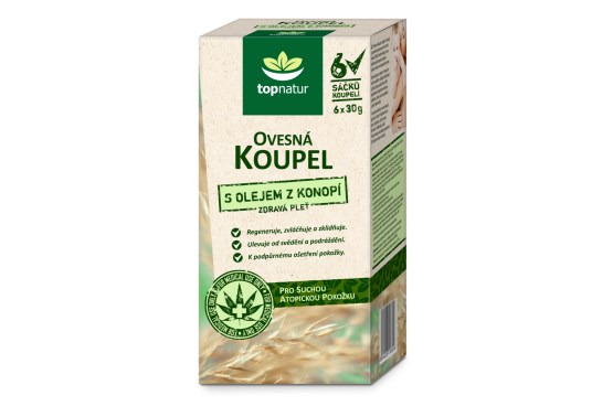 Ovesná koupel s konopným olejem 6 x 30 g