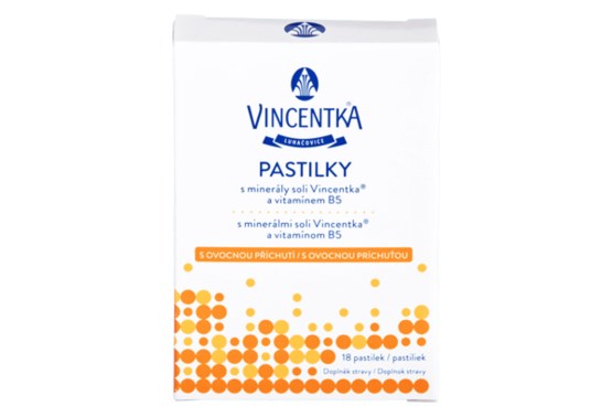 pastilky ovocné 18 tablet