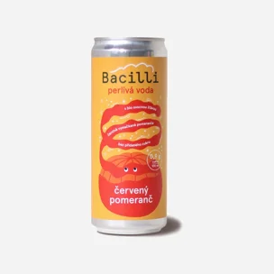 Perlivá voda červený pomeranč BIO