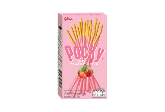 Pocky jahodové tyčinky