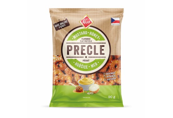 Precle hořčice, med a cibulka