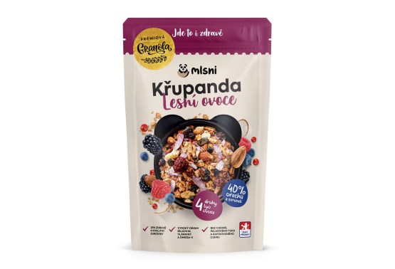 Prémiová granola Křupanda Lesní ovoce