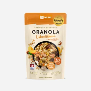 Prémiová granola Lískooříšková s meruňkami