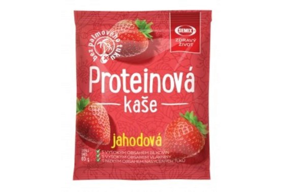 Proteinová kaše jahodová