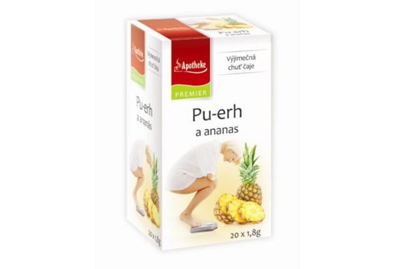 Pu-erh a ananas