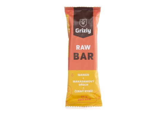 RAW Bar mango-makadam-černý rybíz