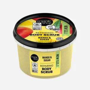 Regenerační tělový peeling Mango a cukr