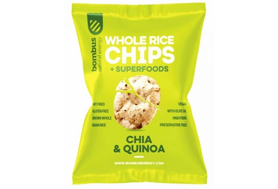 Rice chips chia a quinoa