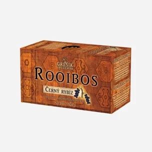 Rooibos černý rybíz 20 sáčků