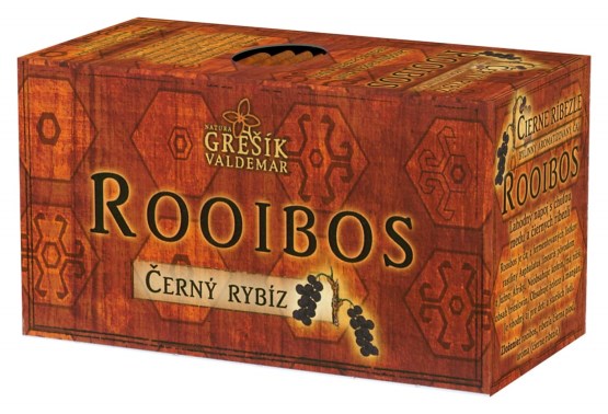 Rooibos černý rybíz 20 sáčků