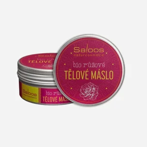 Růžové tělové máslo BIO