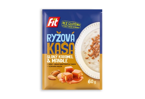 Rýžová kaše Slaný karamel a mandle