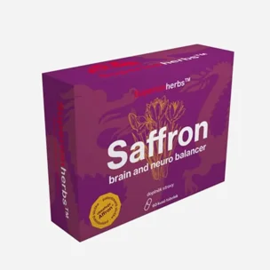 Saffron, brain and neuro balancer 60 kapslí