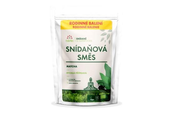 Snídaňová směs matcha BIO