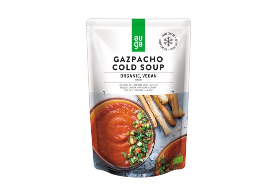 Studená rajčatová polévka "Gazpacho" BIO