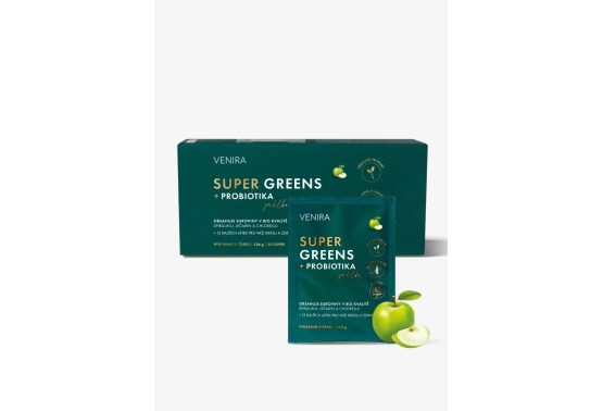 Super Greens + probiotika jablko